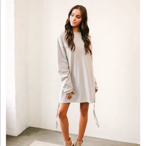 Vici dolls beige sweatshirt dress